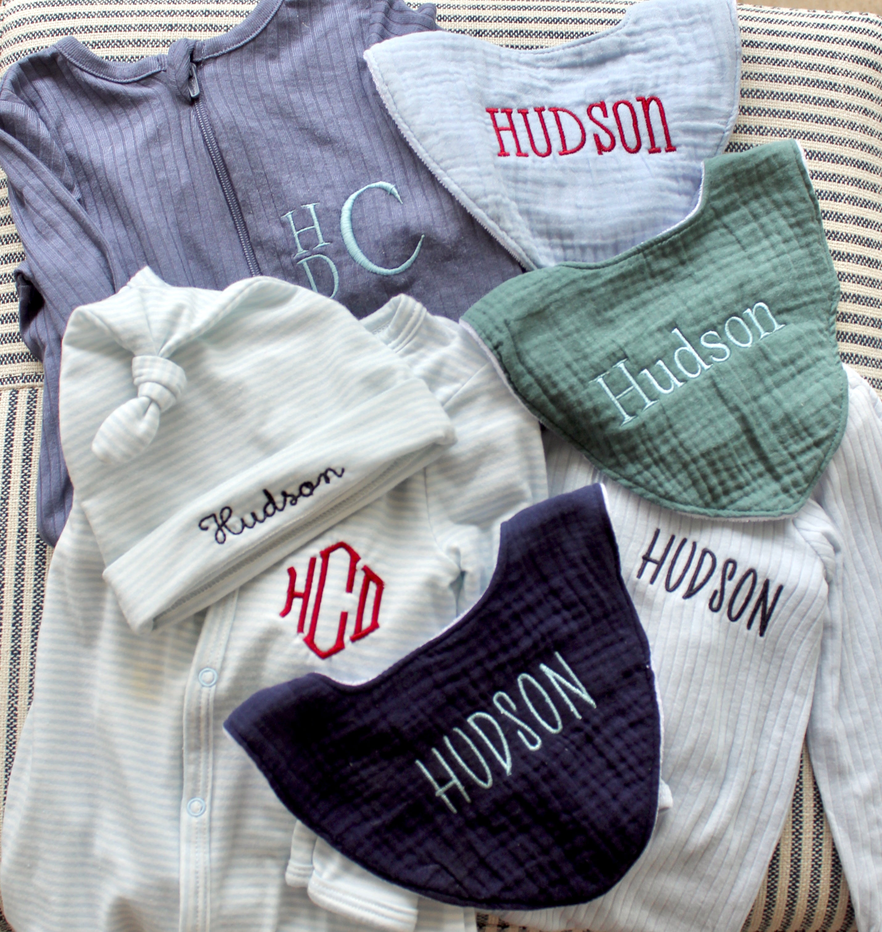 Bib Bundle - Blue - Set of 3