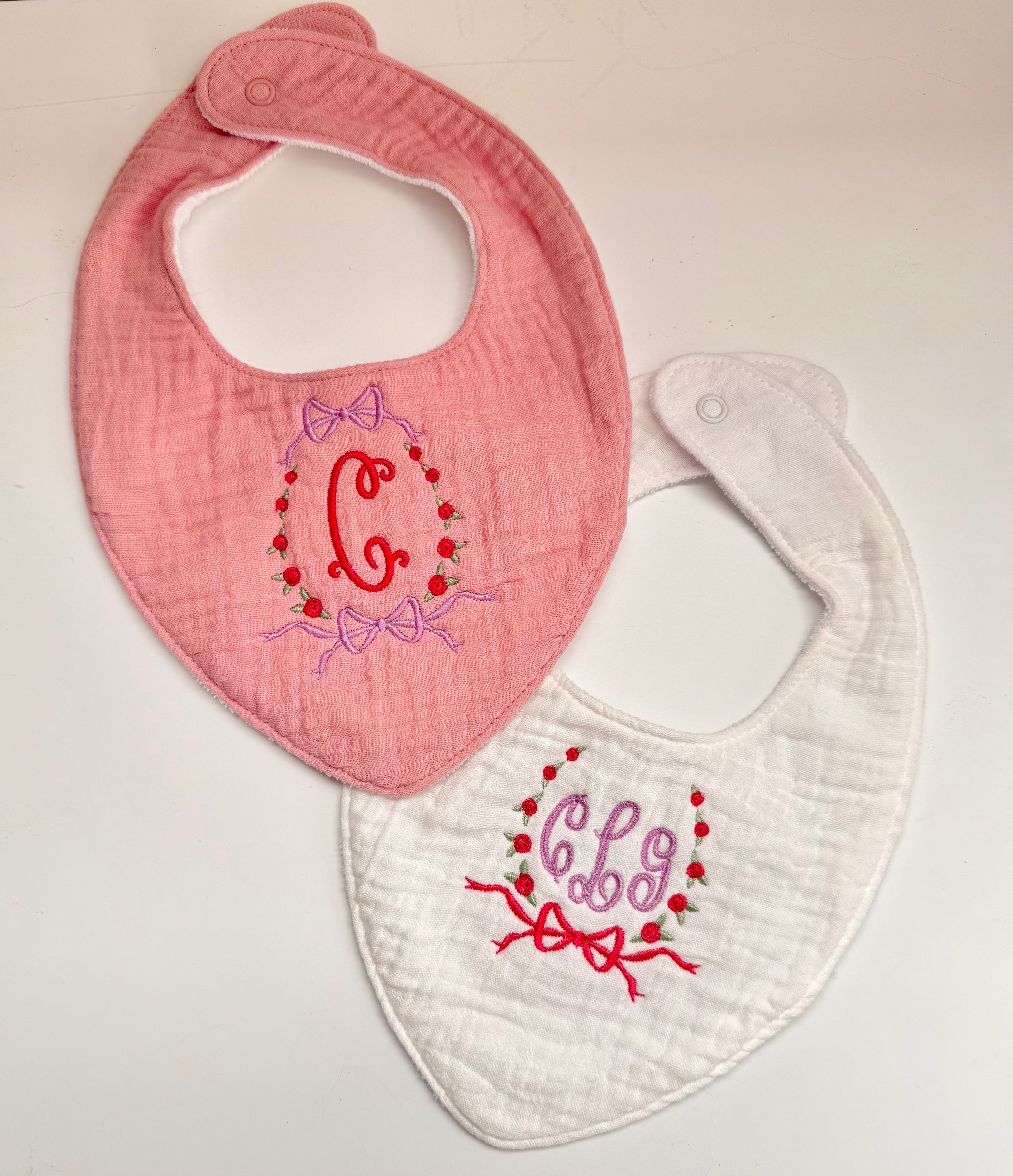 Bib Bundle - Pink - Set of 3