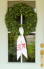 Woo Pig Wreath Sash