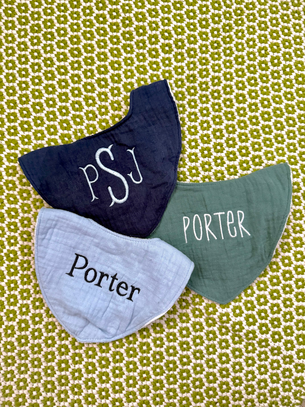 Bib Bundle - Blue - Set of 3